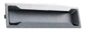 tirador placa cromo mate 3750 