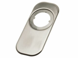 embellecedor escudo seguridad inox