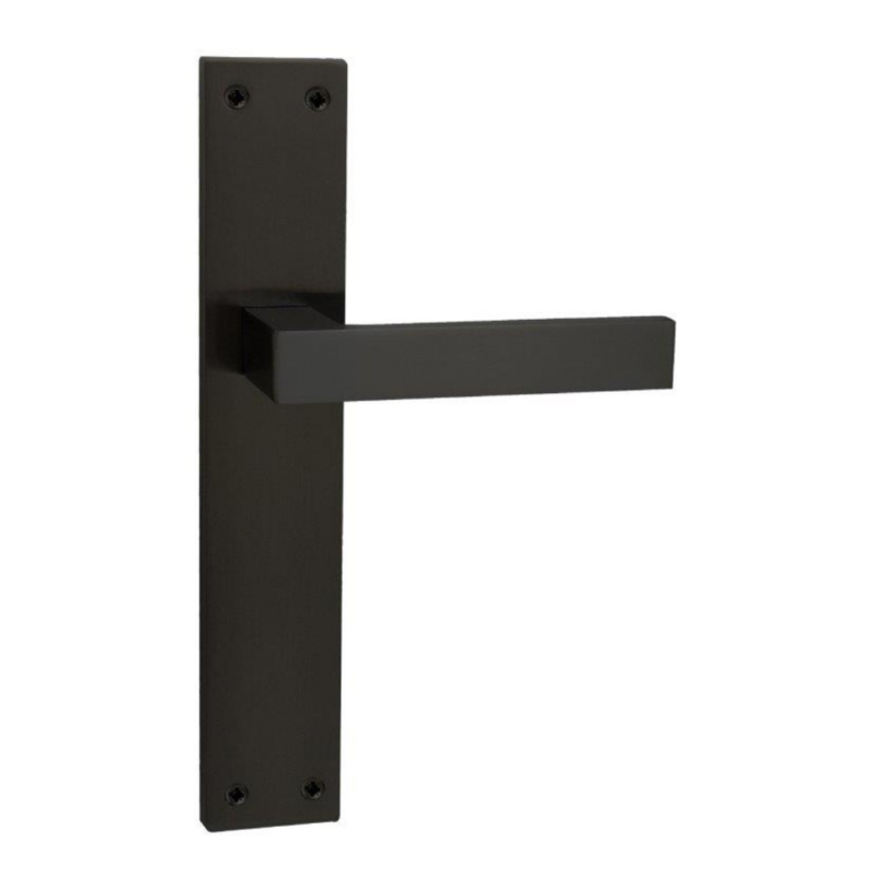 MANIVELA PLACA PUERTA INTERIOR SVP400 NEGRO